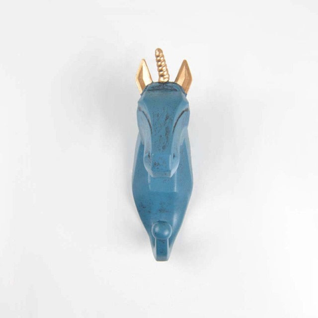 Animal Head Resin Hook