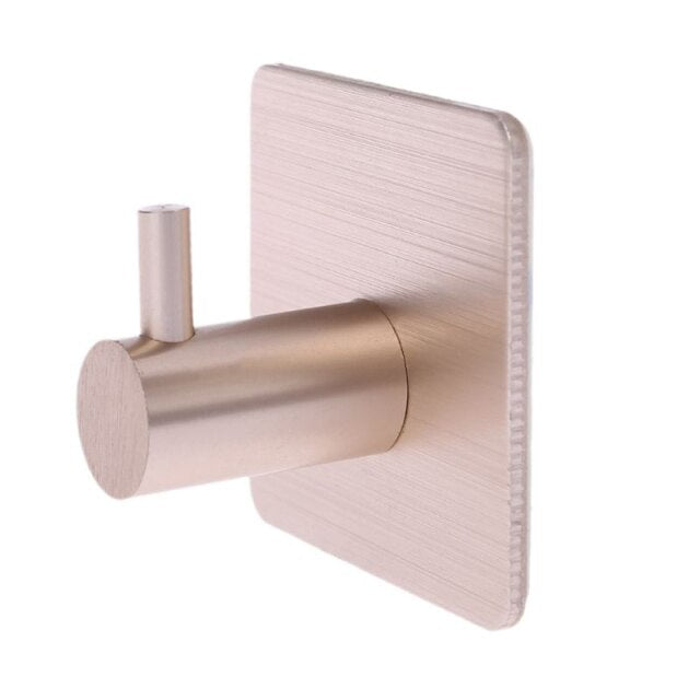 Aluminum Hook Self Adhesive Home Wall Door Hook